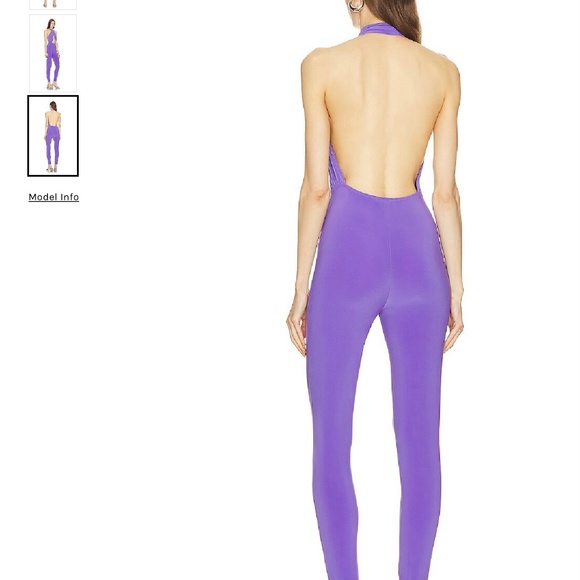 Norma Kamala Cross Halter Jumpsuit - Picture 3 of 3